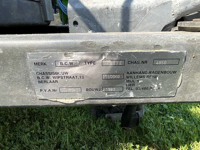 Bcw v4817e paardentrailer - afbeelding 3 van  15