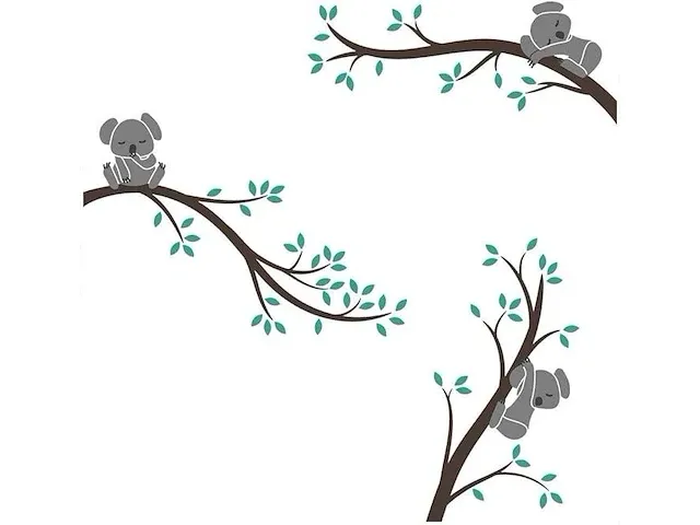 Bdecoll koala boom muurtattoo - afbeelding 1 van  3