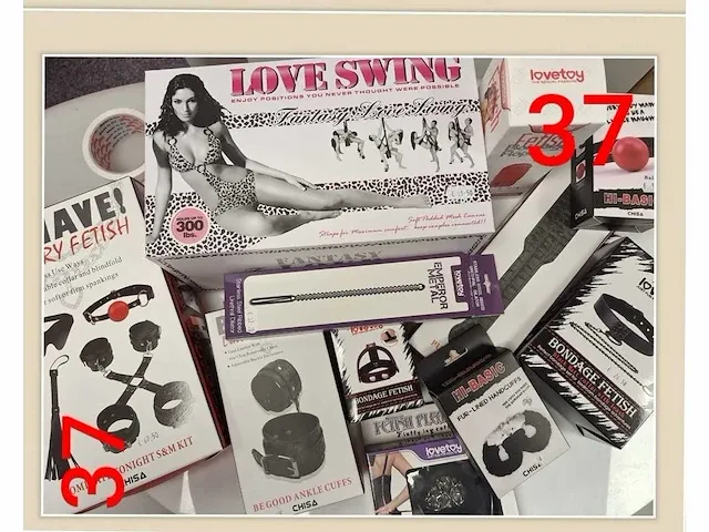 Bdsm lovers pakket - afbeelding 1 van  1
