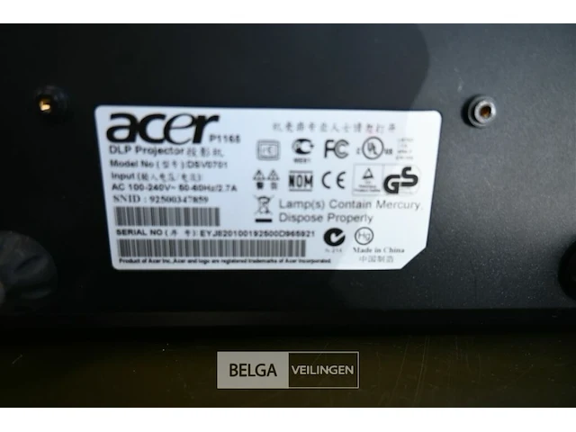 Beamer acer - afbeelding 6 van  6
