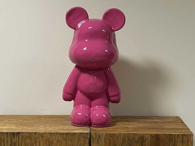 Bear h50cm pink - afbeelding 1 van  1