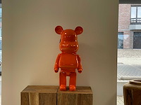 Bearbrick h80cm orange - afbeelding 1 van  1