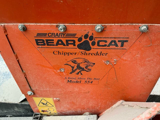 Bearcat model 554 houthakselaar - afbeelding 19 van  19