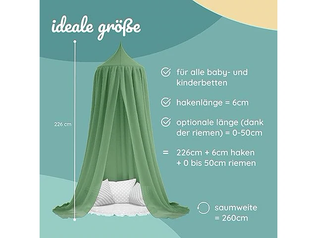 Beartop luifel kinderkamer beige - afbeelding 2 van  3