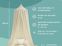 Beartop luifel kinderkamer beige - afbeelding 3 van  4