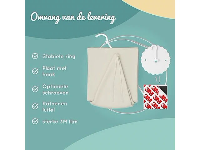 Beartop luifel kinderkamer beige - afbeelding 3 van  4