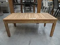 Beaufort10 teak bijzettafel tuin rechthoek 100 x 50cm - afbeelding 1 van  5