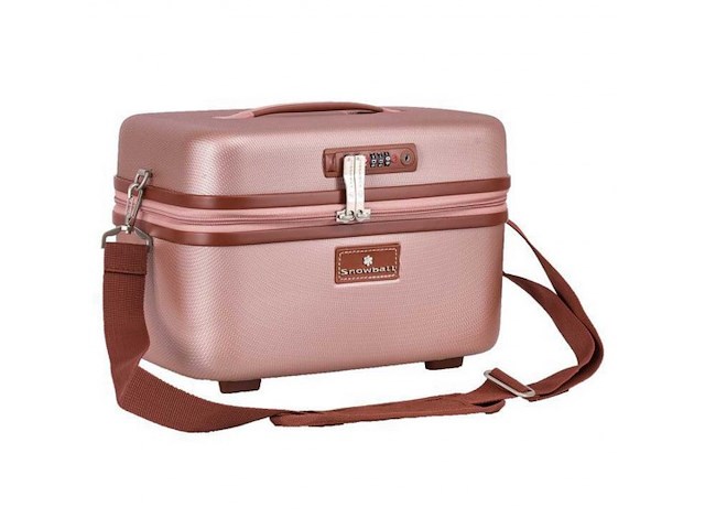 Beautycase - met cijferslot - roze - afbeelding 1 van  5