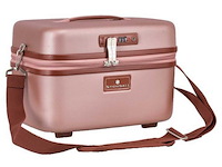 Beautycase - met cijferslot - roze - afbeelding 1 van  5