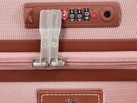 Beautycase - met cijferslot - roze - afbeelding 3 van  5