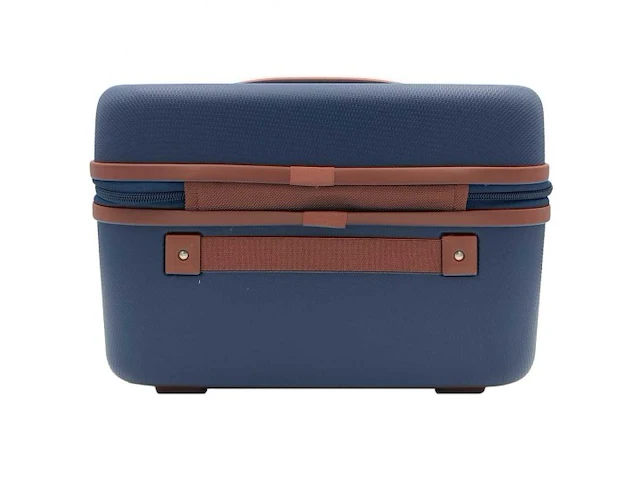 Beautycase - snowball - met cijferslot - blauw - afbeelding 5 van  8