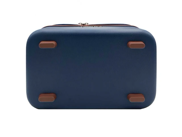 Beautycase - snowball - met cijferslot - blauw - afbeelding 6 van  8