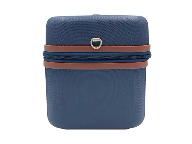 Beautycase - snowball - met cijferslot - blauw - afbeelding 8 van  8