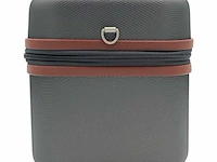 Beautycase - snowball - met cijferslot - grijs - afbeelding 5 van  6