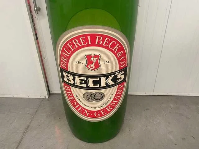 Becks - reclame fles - afbeelding 1 van  4