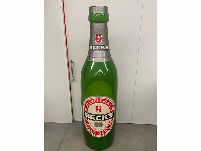 Becks - reclame fles - afbeelding 3 van  4