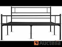 Bed 140 x 190 cm single double metaal