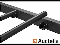 Bed 140 x 190 cm single double metaal - afbeelding 5 van  5