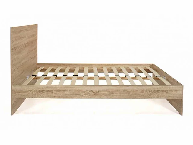 Bed 140x190 met hoofdeinde en boxspring - afbeelding 4 van  9