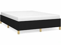 Bed 140x200cm - stof - zwart - afbeelding 4 van  6