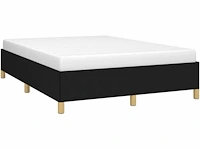 Bed 140x200cm - stof - zwart - afbeelding 5 van  6