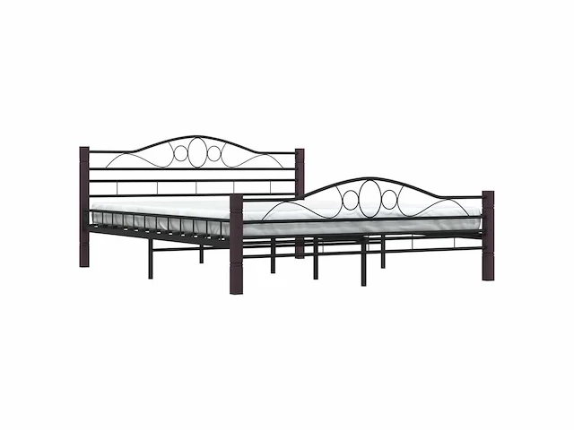 Bed 160x200 cm - zwart metaal - afbeelding 4 van  6