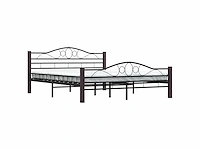 Bed 160x200 cm - zwart metaal - afbeelding 4 van  6