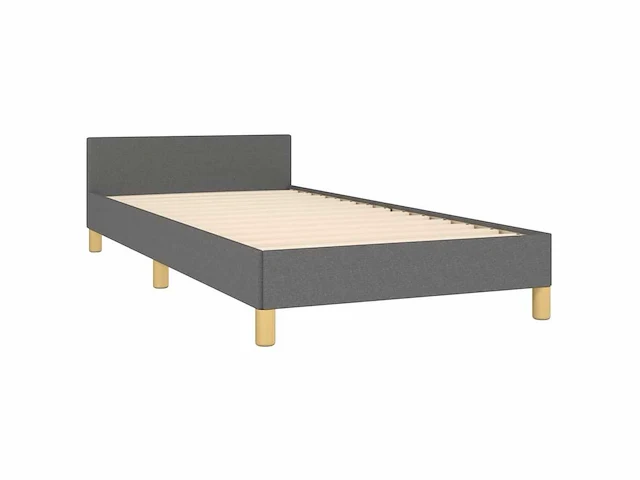 Bed 80x200 cm - donkergrijze stof (x2) - afbeelding 7 van  11