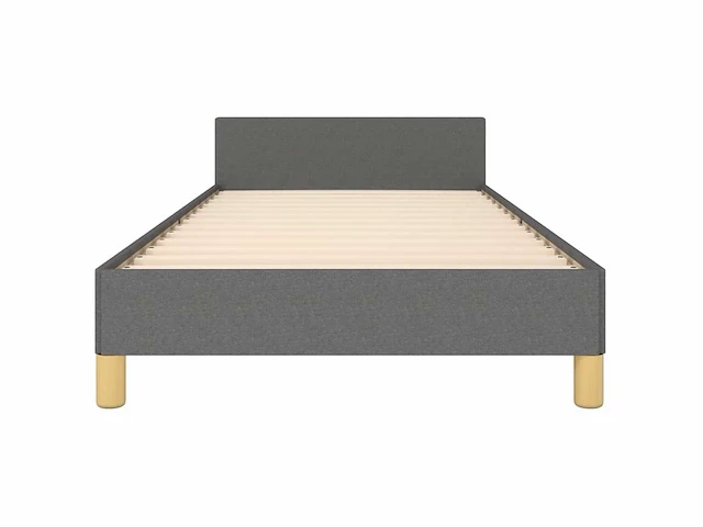 Bed 80x200 cm - donkergrijze stof (x2) - afbeelding 8 van  11