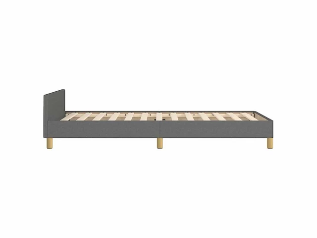 Bed 80x200 cm - donkergrijze stof (x2) - afbeelding 9 van  11