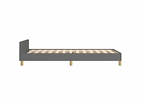 Bed 80x200 cm - donkergrijze stof (x2) - afbeelding 9 van  11