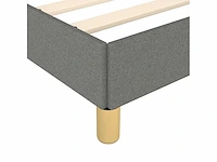 Bed 80x200 cm - donkergrijze stof (x2) - afbeelding 10 van  11