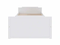 Bed 90x200 cm - wit - massief grenen - afbeelding 5 van  8