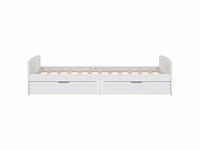 Bed 90x200 cm - wit - massief grenen - afbeelding 6 van  8