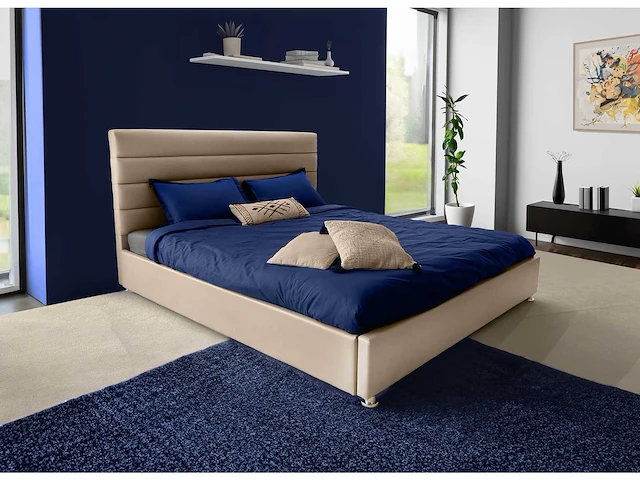 Bed aria- 160 x 200 - beige (4x) - afbeelding 1 van  8