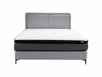 Bed dana lichtgrijs & lyla blauw - 160x200 (5x) - afbeelding 3 van  7