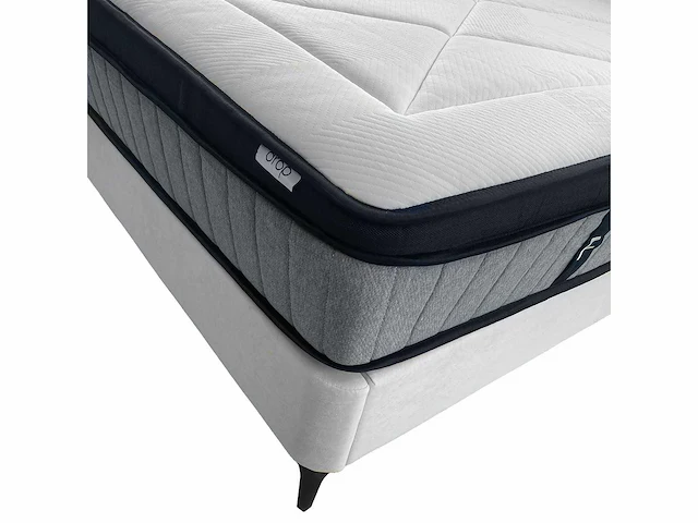 Bed dana lichtgrijs & lyla blauw - 160x200 (5x) - afbeelding 5 van  7