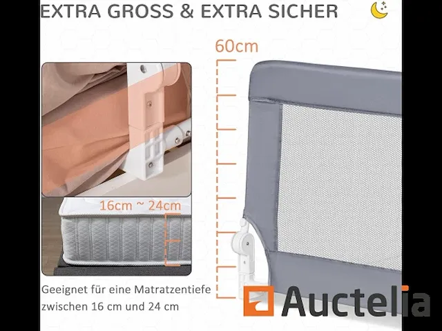 Bed heras bouwhek 120 cm heras bouwhek bed voor kinderen - afbeelding 3 van  6