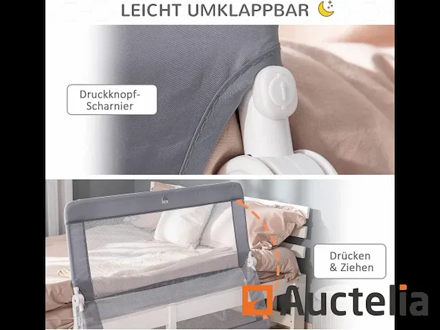 Bed heras bouwhek 120 cm heras bouwhek bed voor kinderen - afbeelding 4 van  6