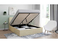 Bed met afgerond hoofdeinde 140 x190 met kist - afbeelding 2 van  9