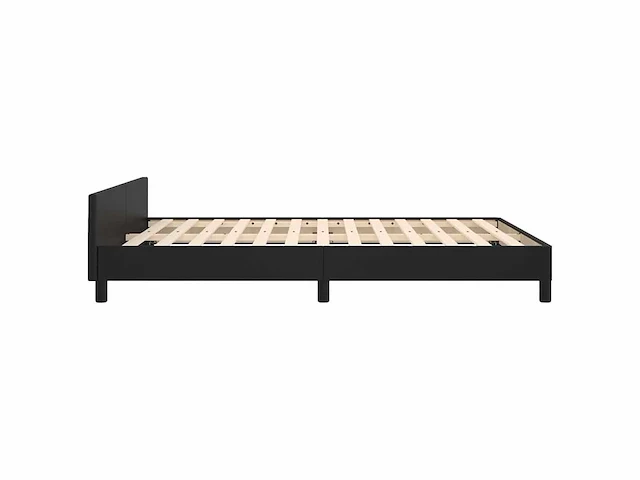Bed met hoofdeinde - zwart 140x200 cm (x2) - afbeelding 6 van  9