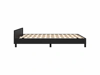 Bed met hoofdeinde - zwart 140x200 cm (x2) - afbeelding 6 van  9