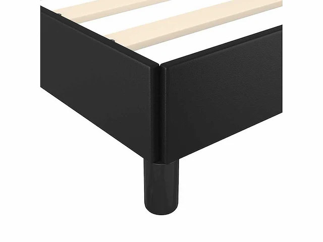 Bed met hoofdeinde - zwart 140x200 cm (x2) - afbeelding 8 van  9