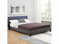 Bed met led verlichting en lattenbodem 120x200cm