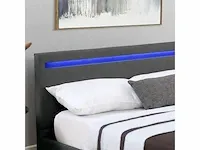 Bed met led verlichting en lattenbodem 120x200cm - afbeelding 3 van  7