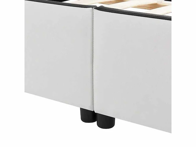Bed met led-verlichting en lattenbodem 140 x 200 - wit - afbeelding 6 van  8