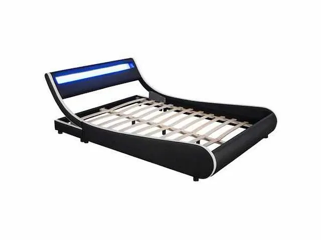 Bed met led verlichting en lattenbodem 180x200 - afbeelding 3 van  9