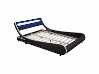 Bed met led verlichting en lattenbodem 180x200 - afbeelding 3 van  9