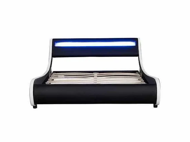Bed met led verlichting en lattenbodem 180x200 - afbeelding 4 van  9