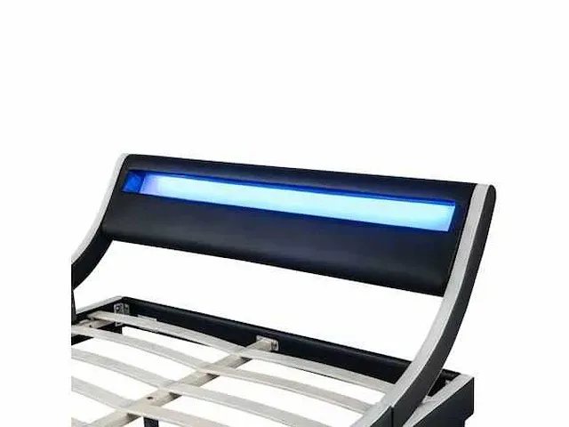 Bed met led verlichting en lattenbodem 180x200 - afbeelding 6 van  9